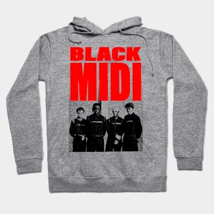 BLACK MIDI VINTAGE DESIGN Hoodie